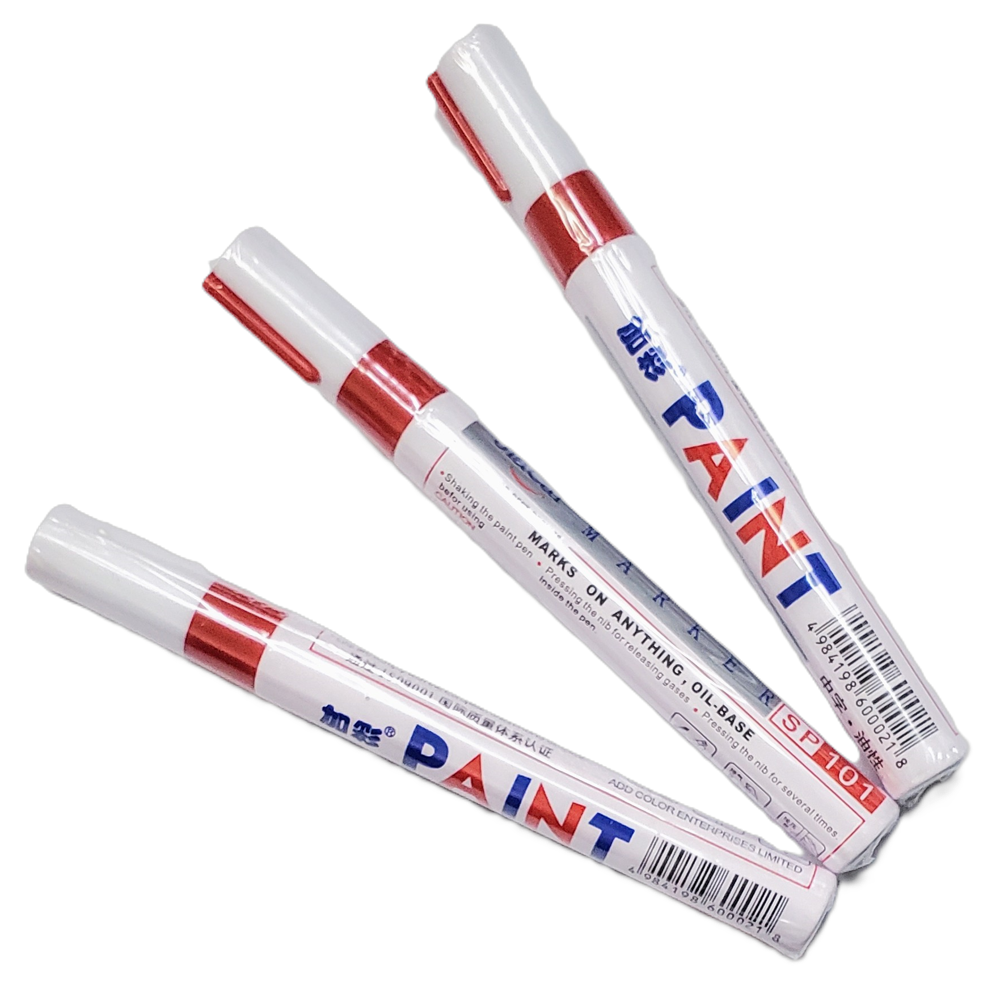 טוש שמן עבה (M) jia cai אדום