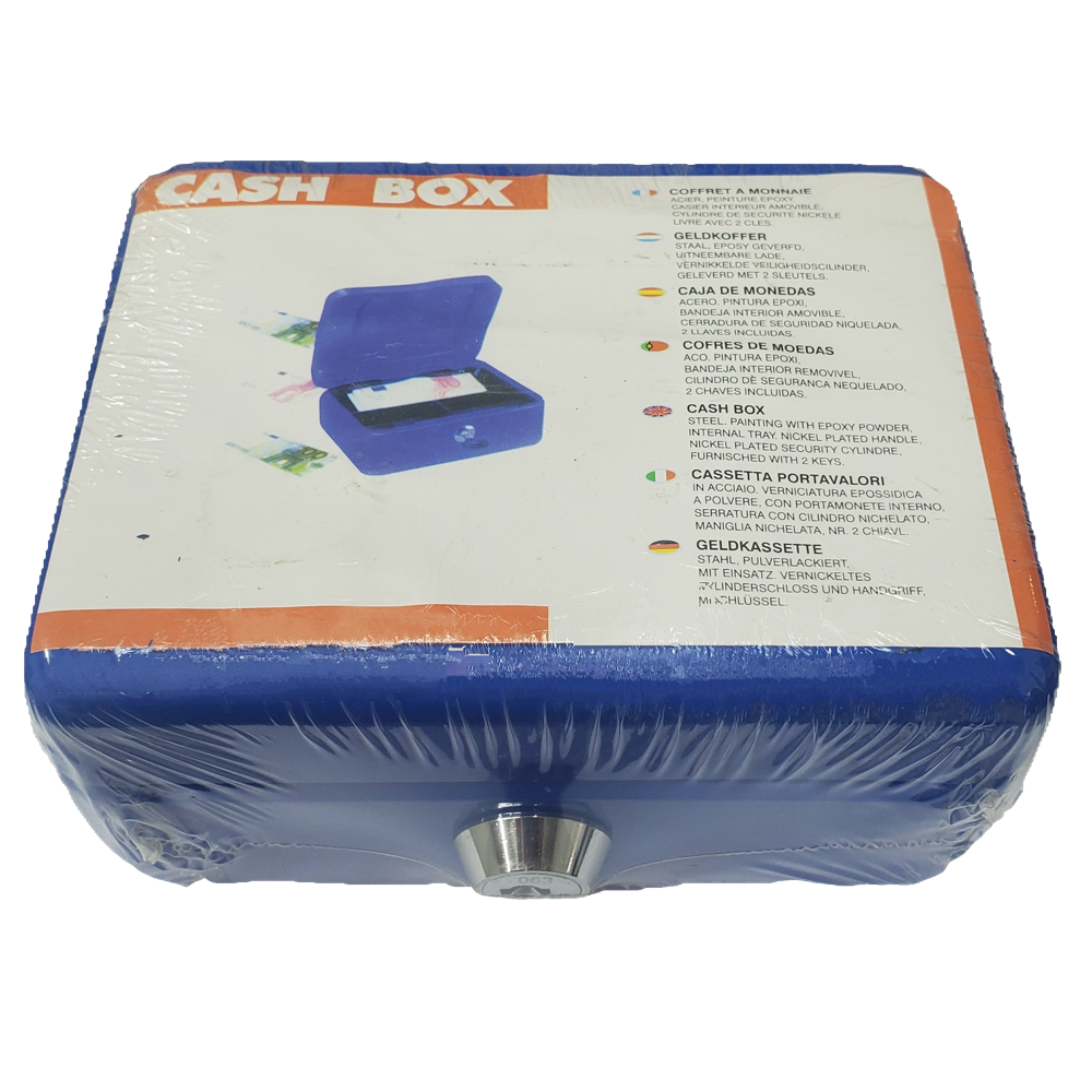 קופת מתכת מס' 12.5/10/6-0 כחול