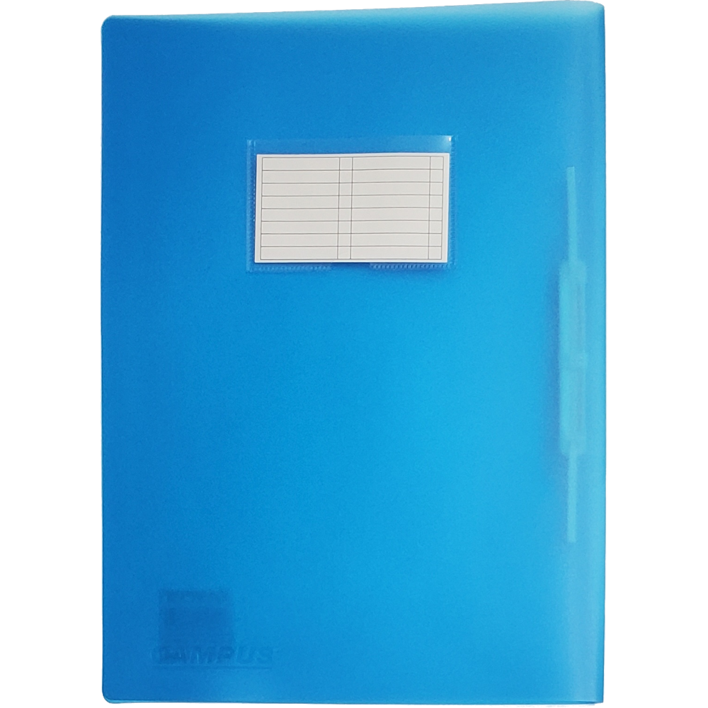 תיק PP סליידר + מנגנון A4 CAMPUS כחול