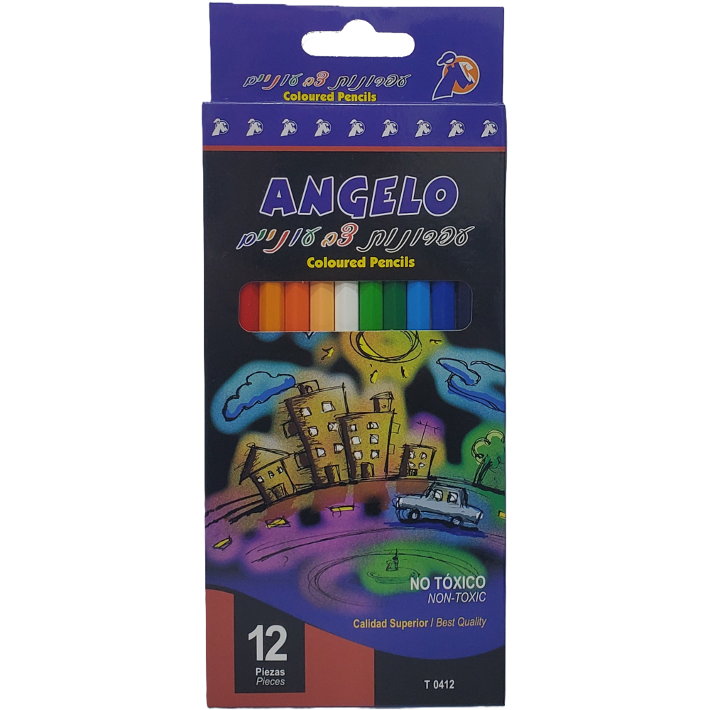 עפרונות צבע (12) ANGELO