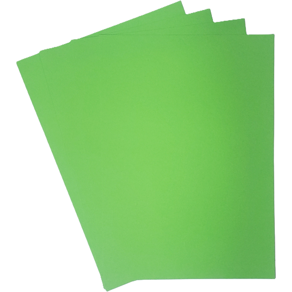 חוצץ A4 בריסטול צבע אחיד ירוק